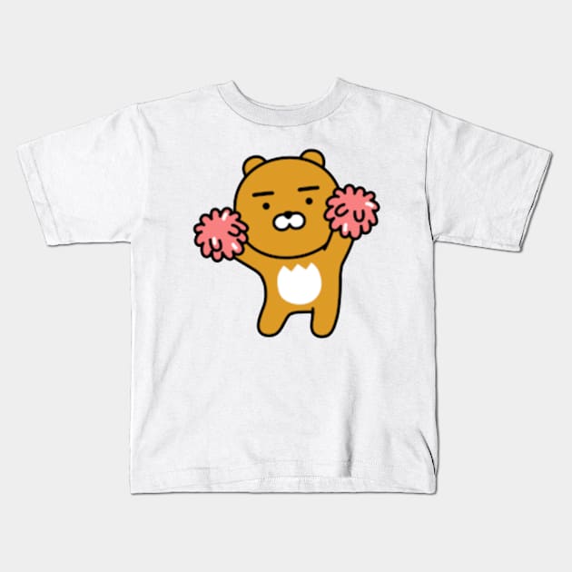 KakaoTalk Friends Hello! Ryan (카카오톡 라이언) 01 Kids T-Shirt by icdeadpixels